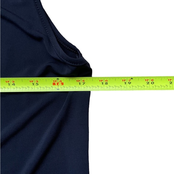 NWT Banana Republic Navy Babydoll Peplum Tank Top (size M) - Picture 5 of 7